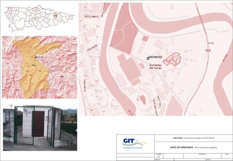 Plano de Arriondas
